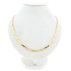 Image 1 of Golden Bar Link Necklace | 45 cm