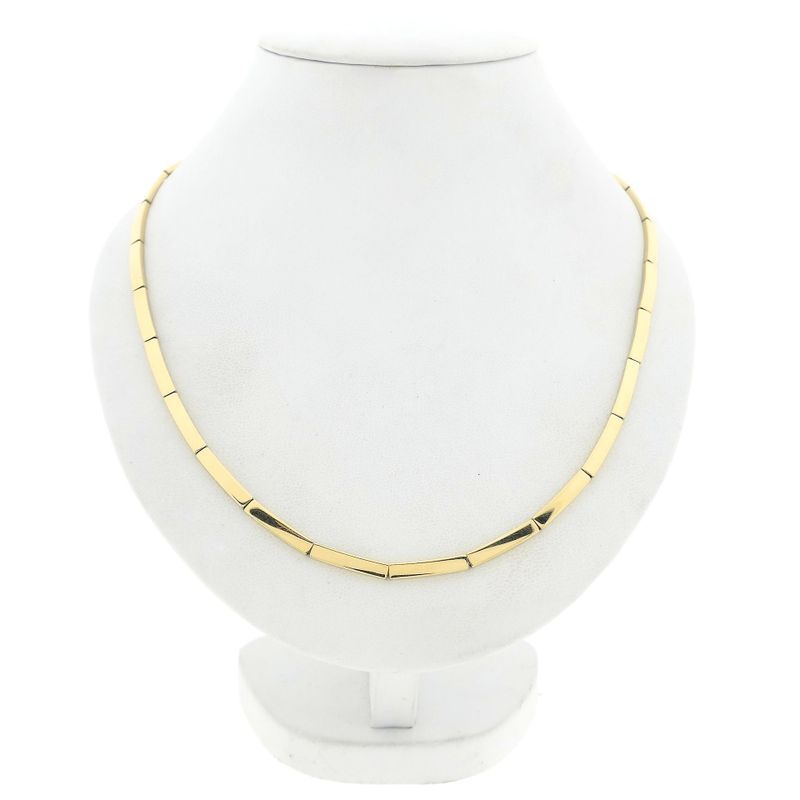 Image 1 of Golden Bar Link Necklace | 45 cm