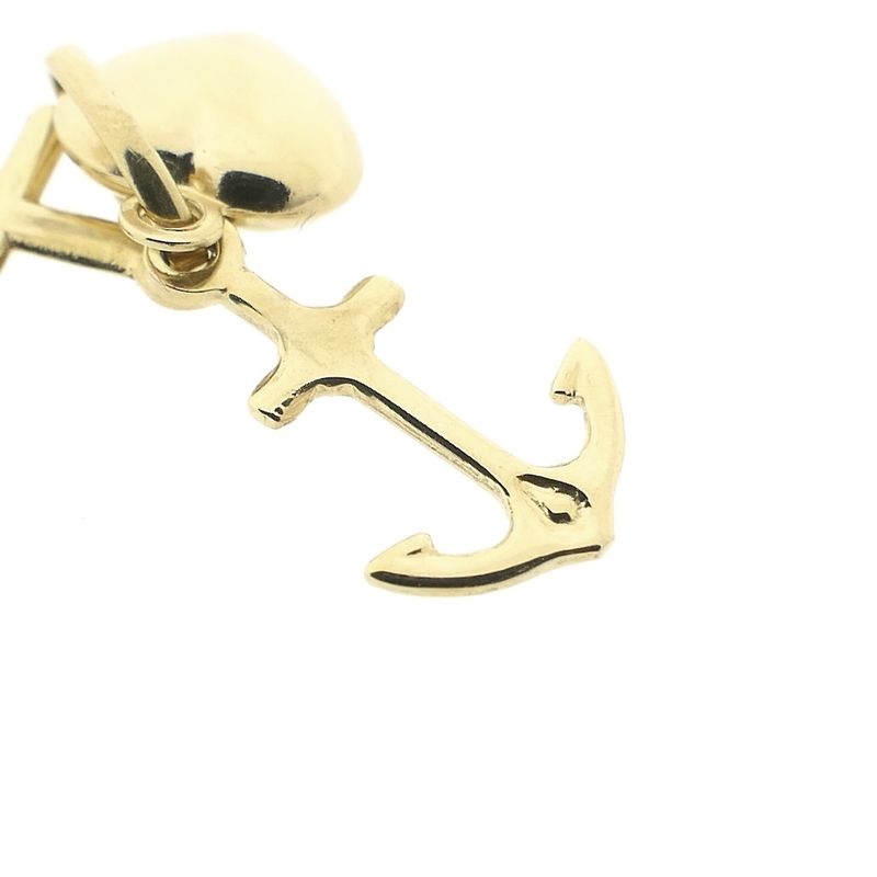 Image 4 of Gold pendant; Faith, hope and love