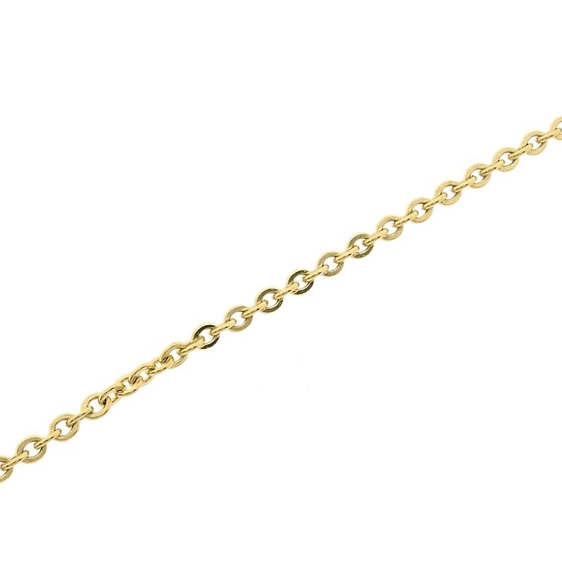 Image 7 of Gold anchor link necklace