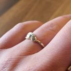 Image 6 of Gold ring with zirconia