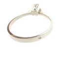Image 5 of White gold solitaire ring with diamond | 0.10 ct.