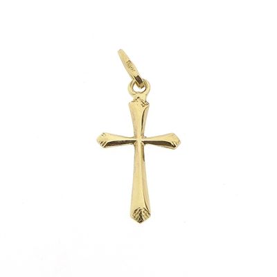 Image 1 of Gold pendant of a cross