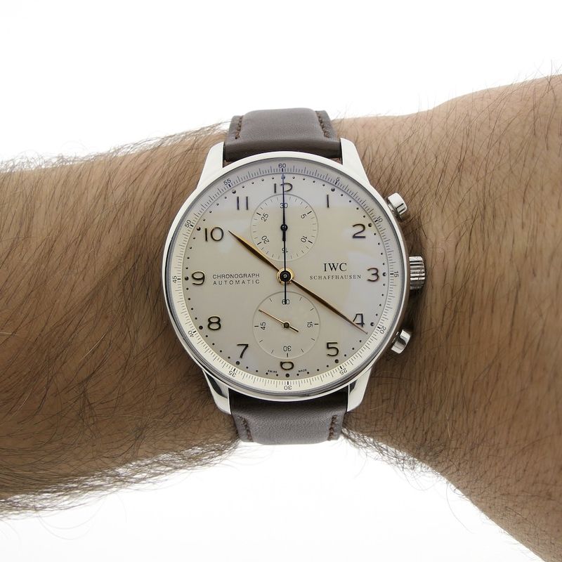 Image 11 of IWC Portuguese IW371445; Automatic chronograph men's watch