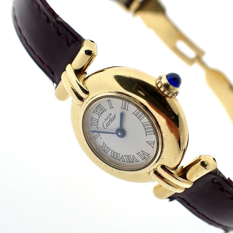Image 2 of Cartier Colisee Vermeil; Ladies watch