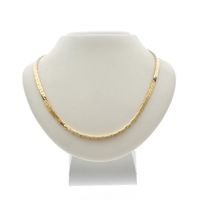Vintage gold Cardano link necklace | 43.5 cm
