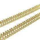 Image 6 of Gold gallery wire link necklace