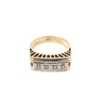 Image 7 of 18K Two-tone gold ring with 0.16 ct diamond