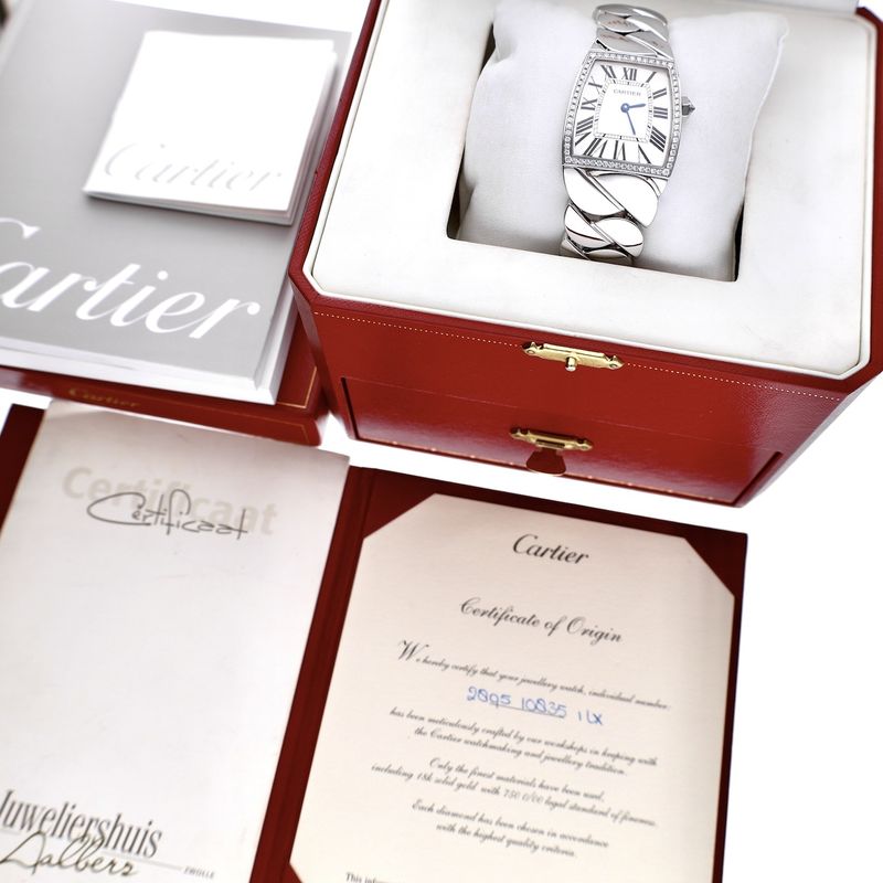 Image 17 of Cartier ‘La Dona de Cartier’ W60039G/2895; 18k white gold watch with diamond