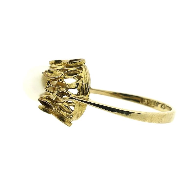 Image 6 of 8 carat ring with pearl