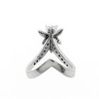 Image 3 of White gold cocktail ring with diamond | 0.76 ct.