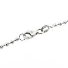 Image 3 of White gold ball link chain
