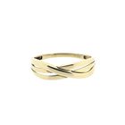 Image 3 of Gold crossover ring