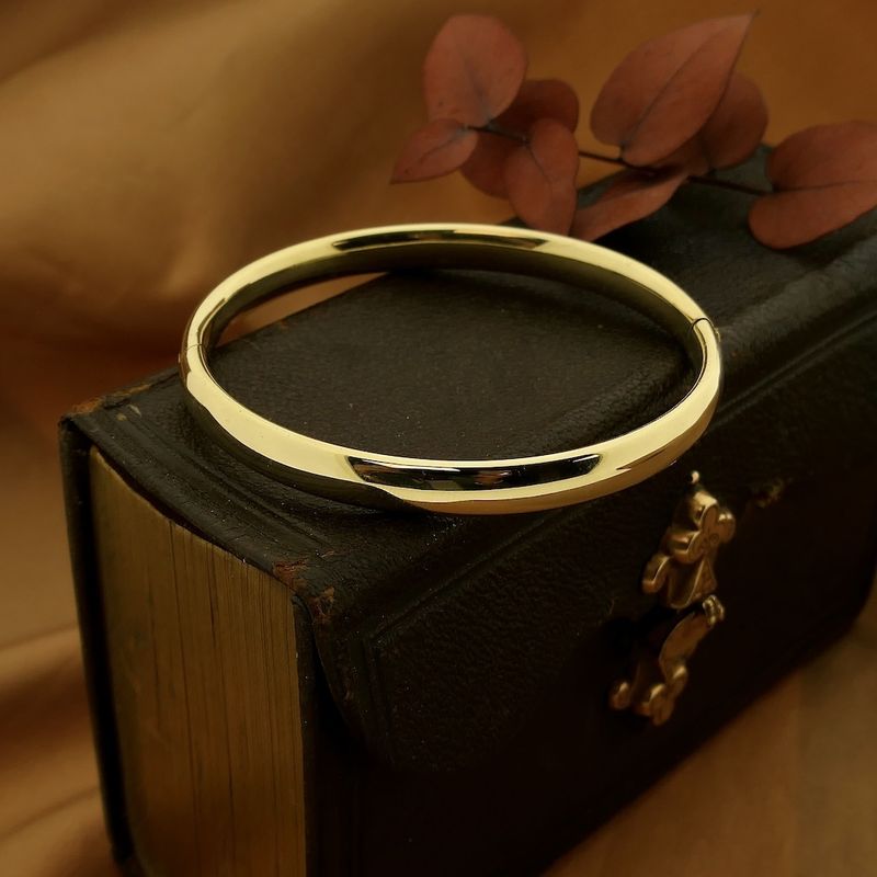 Image 2 of Gold slave bracelet