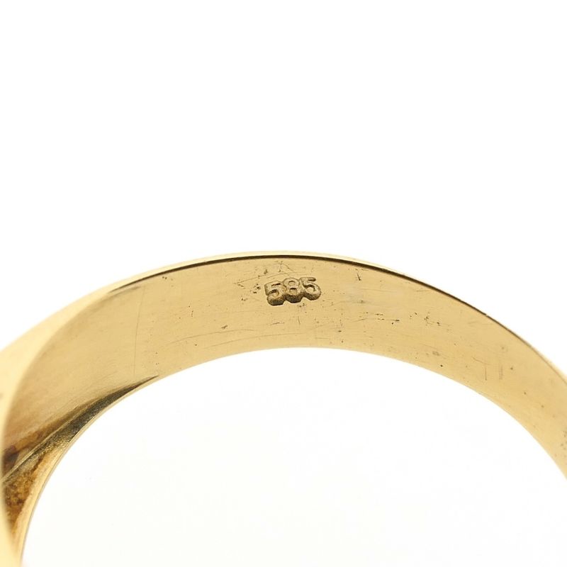 Image 6 of Gold men's ring with diamond | 0.005 ct.