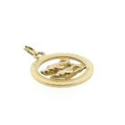 Image 3 of Gold zodiac sign pendant; Pisces