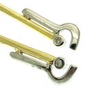 Image 2 of Two-tone gold fantasy earrings with 0.02 ct diamond.