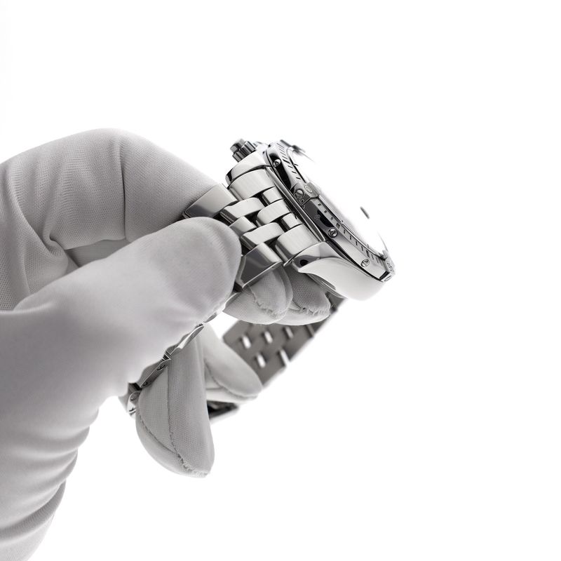 Image 8 of Breitling Chronomat Evolution 'Mother of Pearl' A13356; Chronograph men's watch