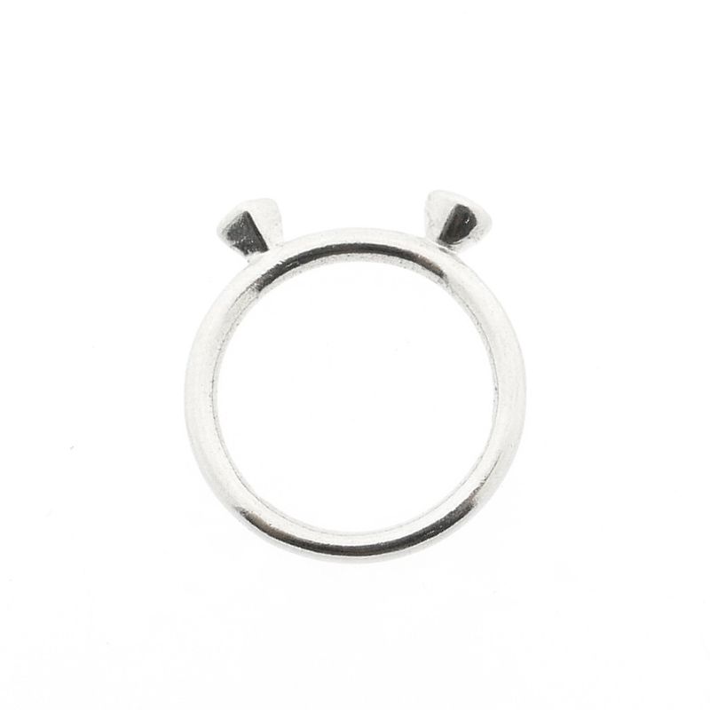 Image 4 of Silver ring with zirconia