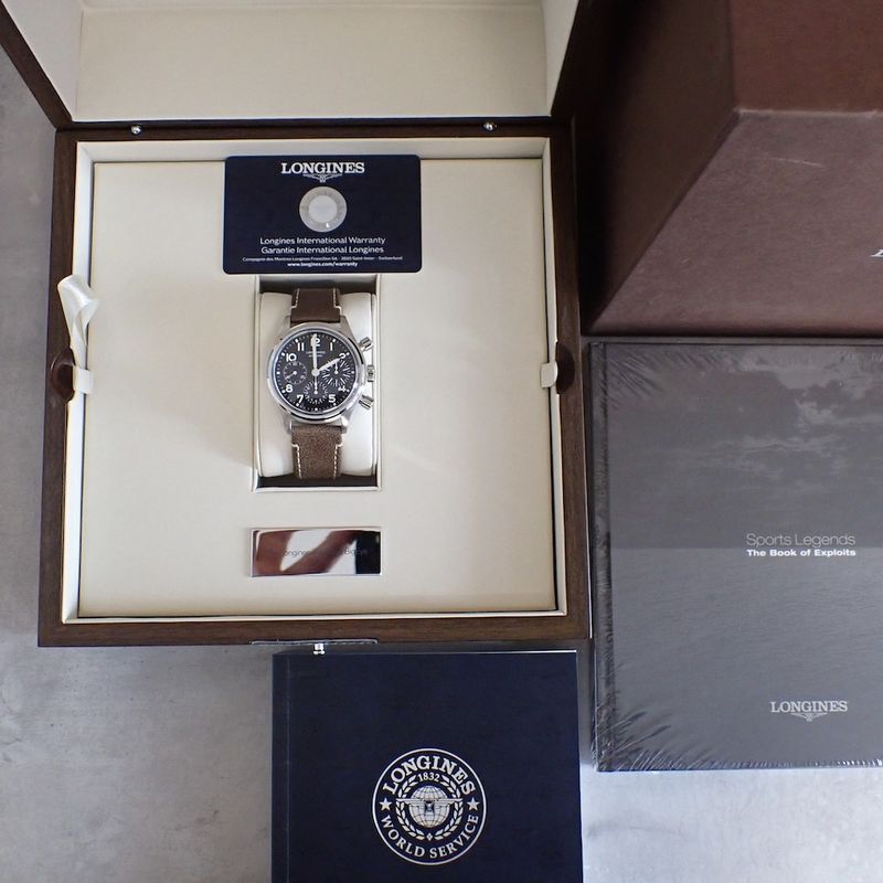 Image 6 of Longines Avigation Bigeye; Men's Pilot Watch