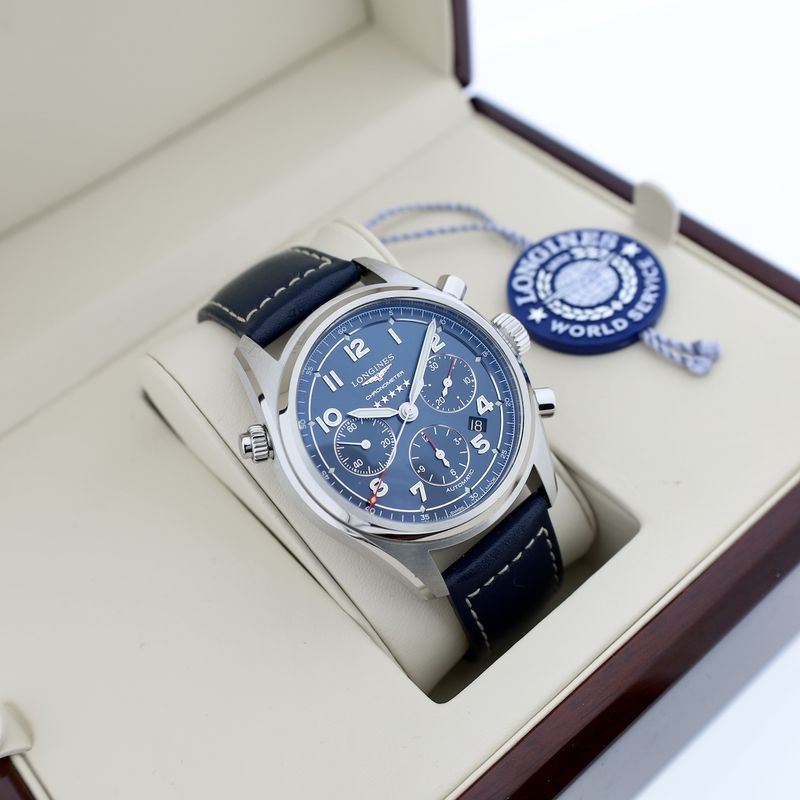 Image 21 of Longines Spirit Chronometer Chronograph L3.820.4; Automatic men's watch