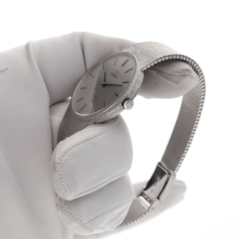 Image 10 of Omega De Ville 311.140; Vintage 18k white gold men's watch