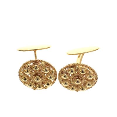 Gold Zeeland cufflinks | Vintage/antique Image 1 of Gold Zeeland cufflinks | Vintage/antique