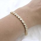 Image 4 of Gold tennis bracelet with 0.82 ct. diamond | 20 cm