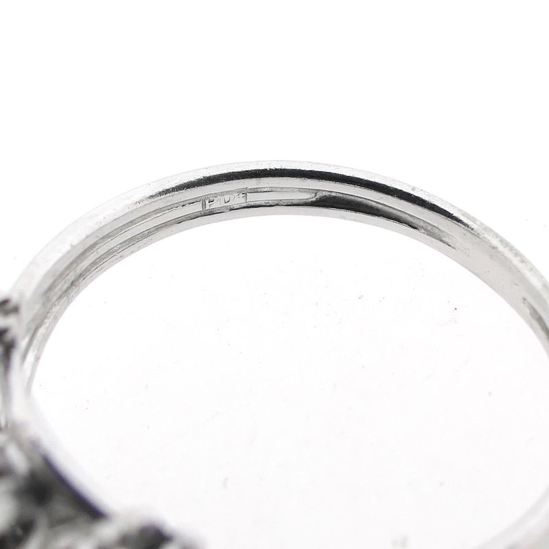 Image 8 of White gold cocktail ring with diamond | 0.51 ct.