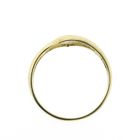 Image 5 of Gold V-shaped ring with zirconia