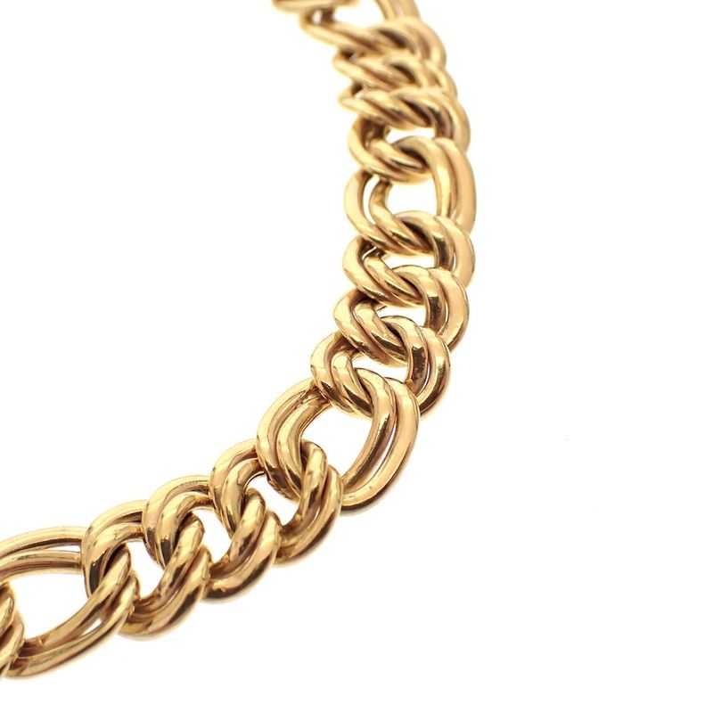 Image 4 of Gold bracelet with fantasy link | 20 cm