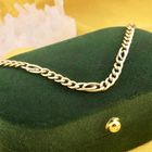 Image 7 of Two-tone gold gourmet/fantasy link chain
