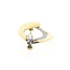 Image 8 of Bicolor Gold Brooch; 14 Karat