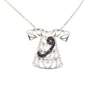 Image 1 of Silver necklace with zirconia