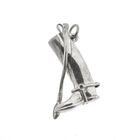 Image 2 of Silver pendant of a cowboy boot