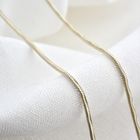 Image 4 of Two-tone square snake link necklace | 51.5 cm