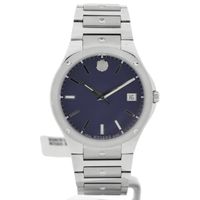 Movado SE; Quartz men's watch with blue dial; 0607513
