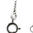 Image 2 of White gold Venetian link chain