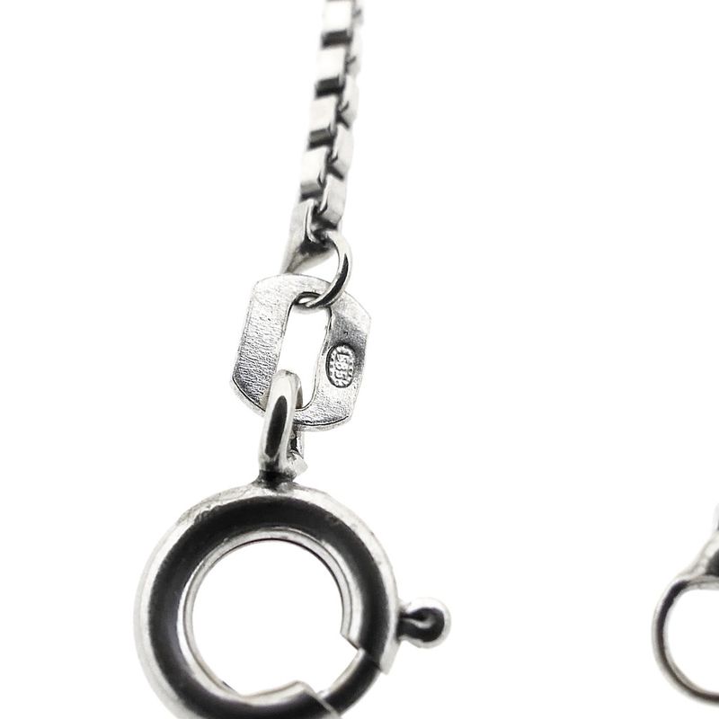 Image 2 of White gold Venetian link chain