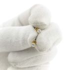 Image 12 of Gold stud earrings with zirconia