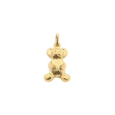 Image 1 of Gold pendant of a bear