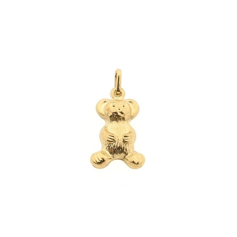 Image 1 of Gold pendant of a bear