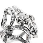 Image 3 of White gold ring with diamonds 0.40 ct.