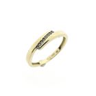 Image 1 of Vintage gold ring with zirconia