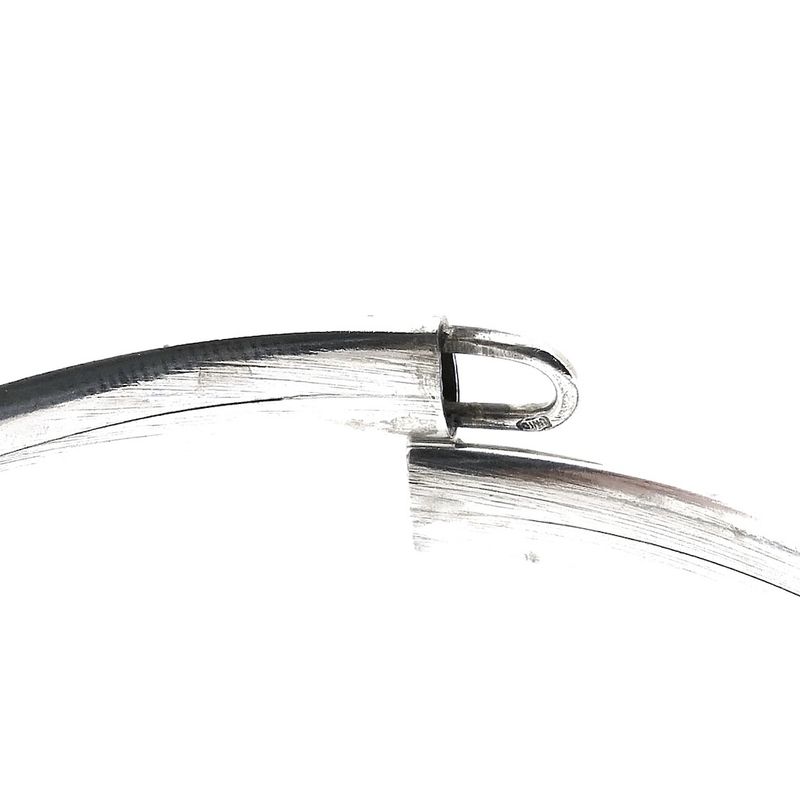 Image 6 of Silver subtle slave bracelet | Ø 61 mm