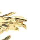 Image 5 of Luxurious gold brooch; Floral design