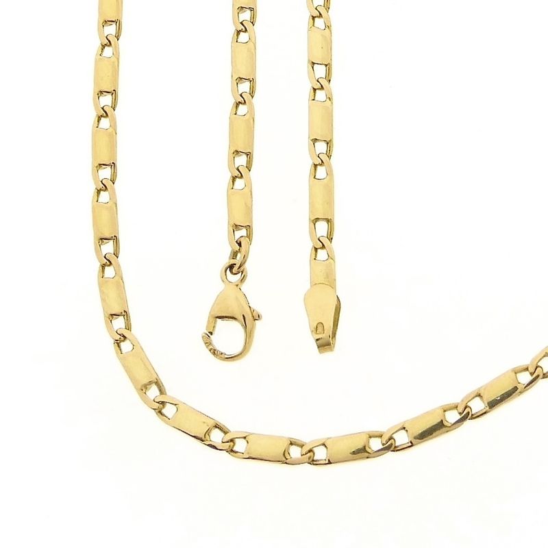 Image 1 of 19.2 carat gold fantasy link chain