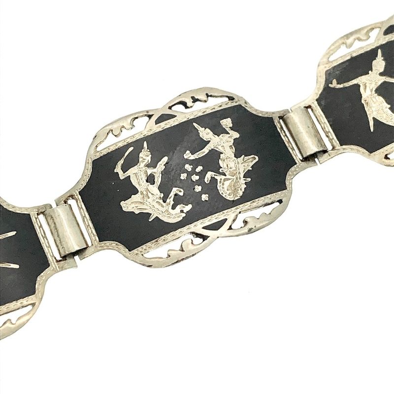 Image 6 of Siam silver Wayang bracelet | 18 cm