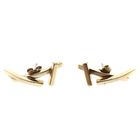 Image 1 of Golden fantasy stud earrings