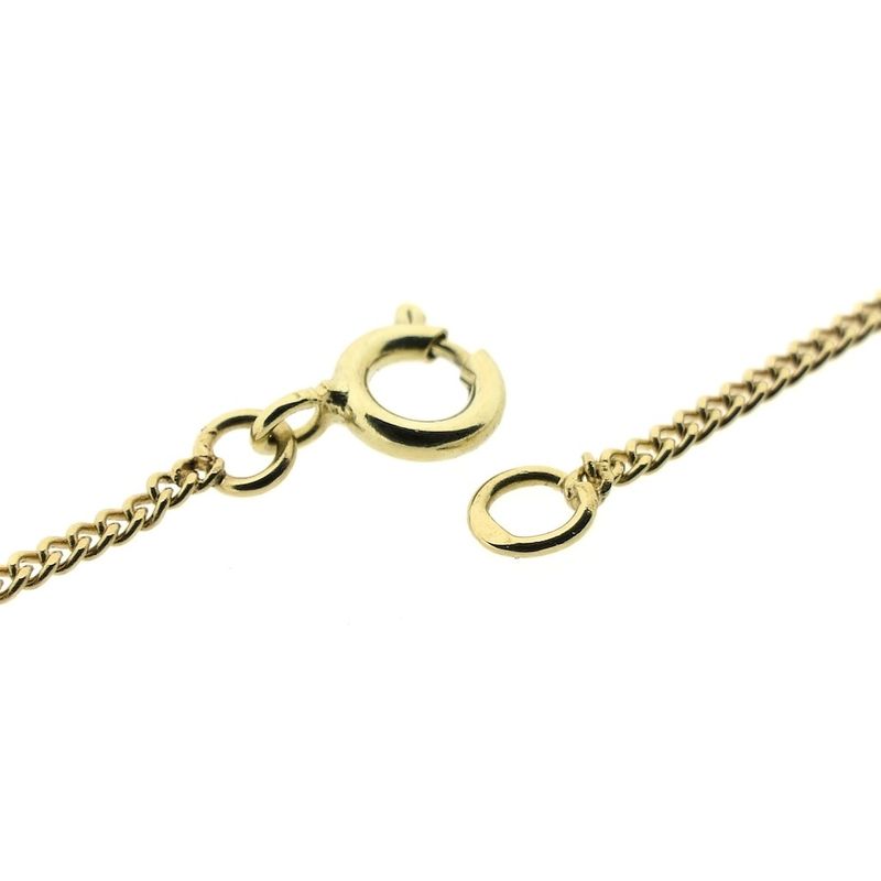 Image 4 of Gold gourmet link necklace | 41 cm